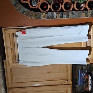 Spanx On-The-Go Kick Flare Pants Classic White NWT
